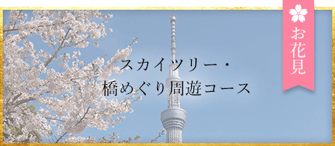 スカイツリー・橋めぐり周遊コース