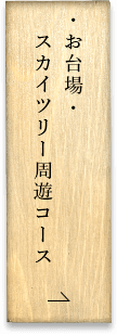 屋形船貸切のお台場・スカイツリー周遊コース