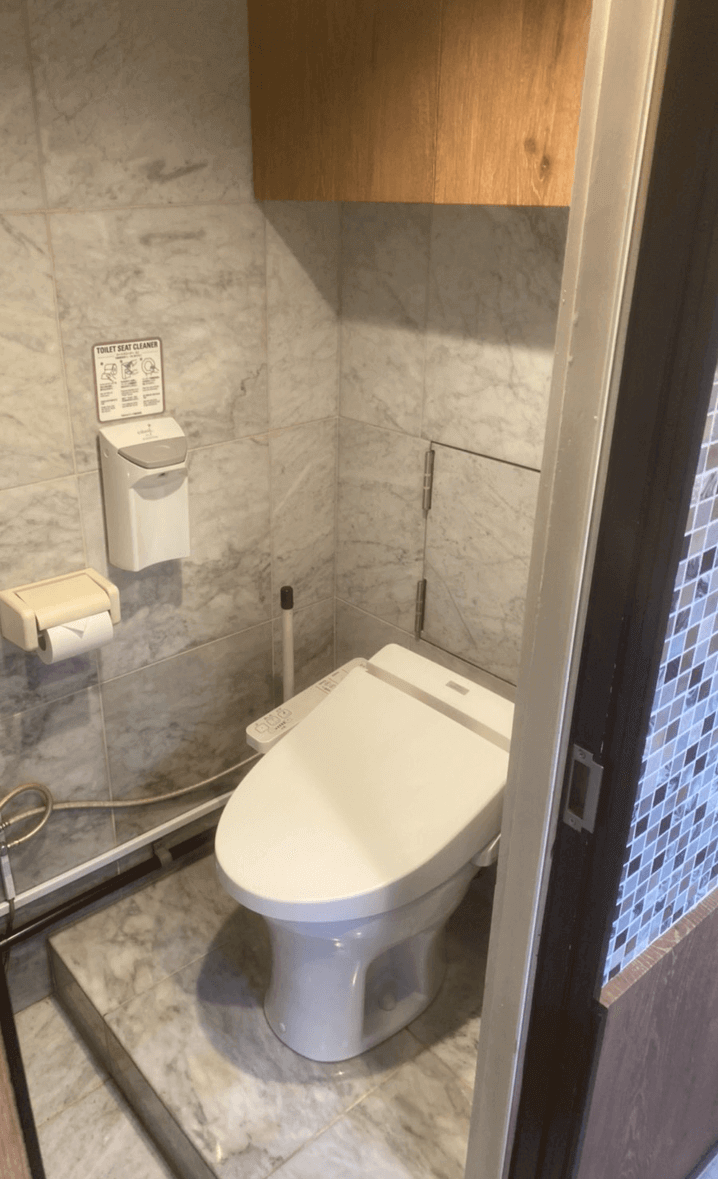 屋形船ジャンボのトイレ