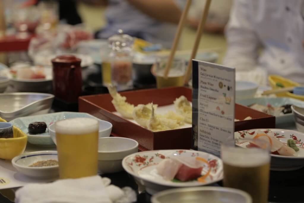 屋形船晴海屋の天ぷら料理